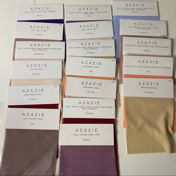 Azazie, JJs House, Birdy Grey Fabric Swatches - Picture 4 of 6
